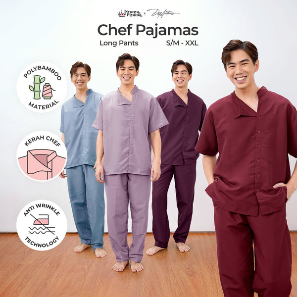 Chef Series Devy Anastasia - Piyama Pria Set Celana Panjang