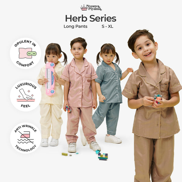 Herb Series - Piyama Anak Set Celana Panjang