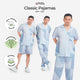 Classic Katun Kane - Piyama Pria Set