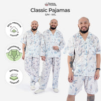 Classic Katun Elwood - Piyama Pria Set
