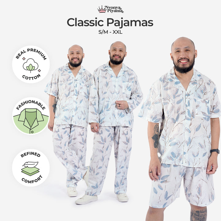 Classic Katun Elwood - Piyama Pria Set