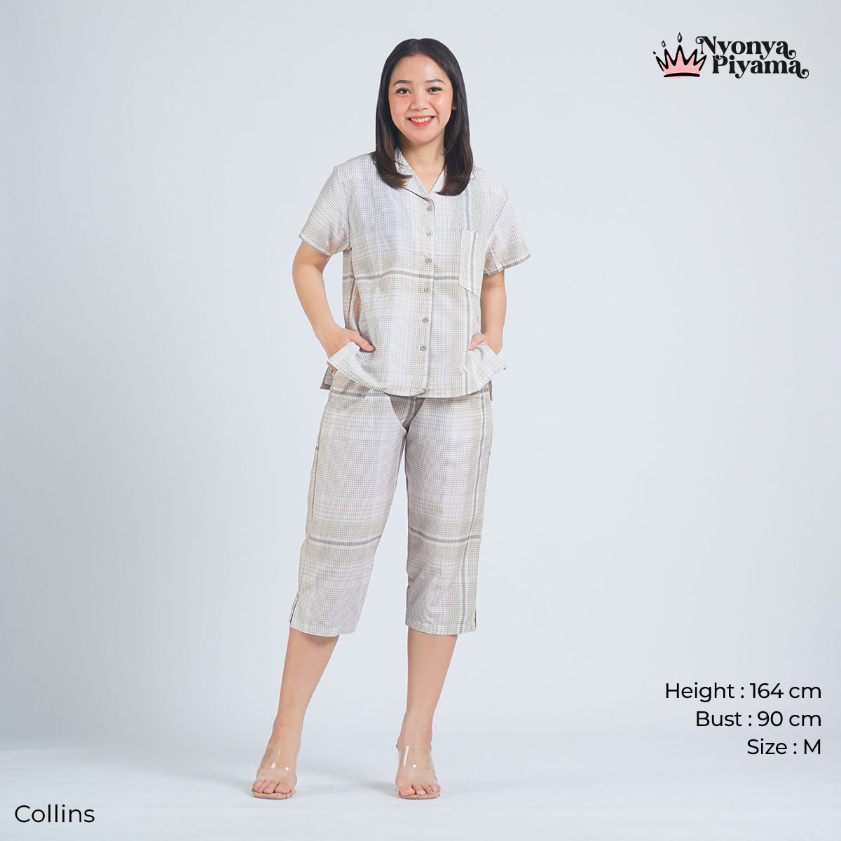 Comfy Katun Collins - Piyama Set