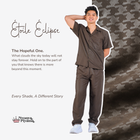 Nebula Series Pajamas Poly Bamboo Pria Set Celana Panjang