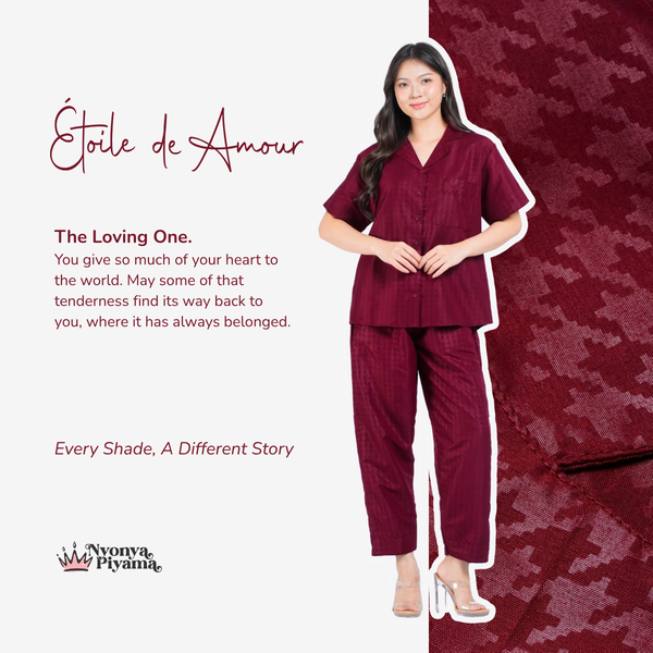 Nebula Series Pajamas Poly Bamboo Set Celana Panjang