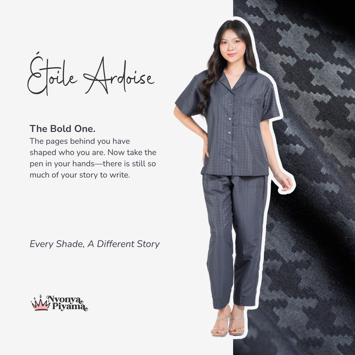 Nebula Series Pajamas Poly Bamboo Set Celana Panjang