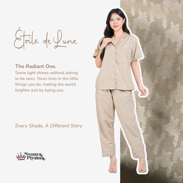 Nebula Series Pajamas Poly Bamboo Set Celana Panjang