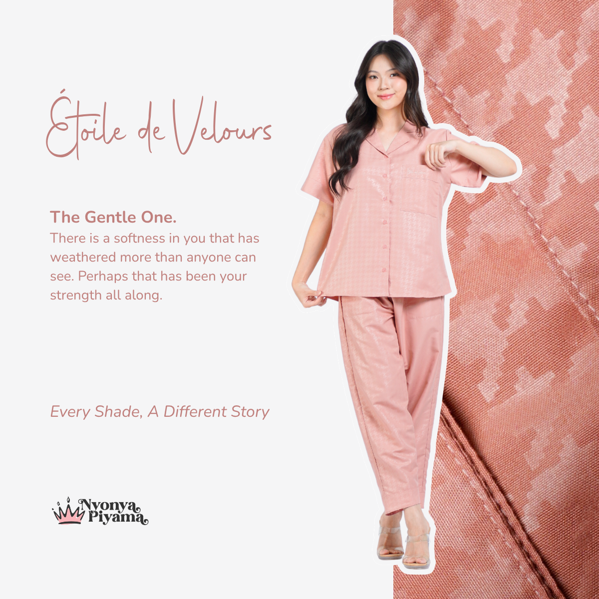 Nebula Series Pajamas Poly Bamboo Set Celana Panjang