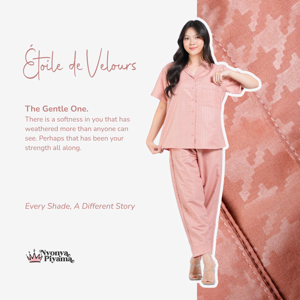 Nebula Series Pajamas Poly Bamboo Set Celana Panjang