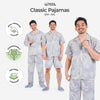 Classic Pajamas Katun Pria Set - Benedict