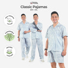 Classic Katun Blake - Piyama Pria Set