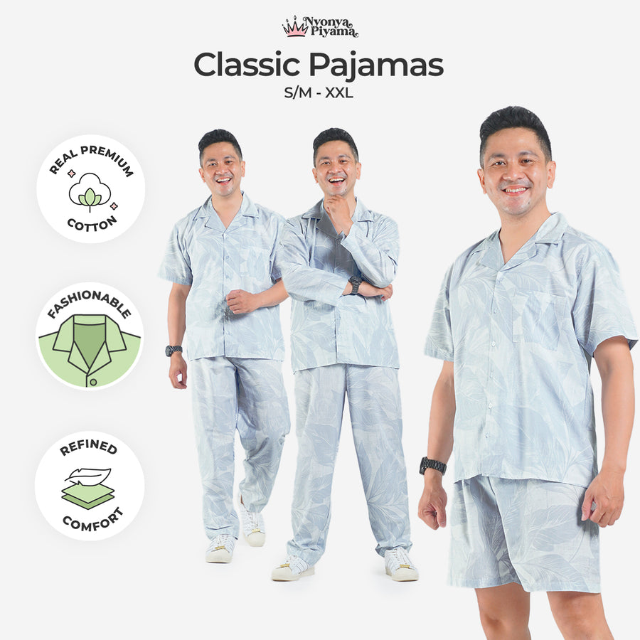 Classic Katun Blake - Piyama Pria Set