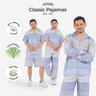 Classic Katun Claude - Piyama Pria Set