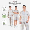 Classic Katun Collins - Piyama Pria Set