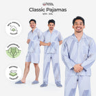 Classic Pajamas Katun Pria Set - Harvey