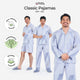 Classic Pajamas Katun Pria Set - Harvey