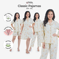 Classic Katun Marsha - Piyama Set
