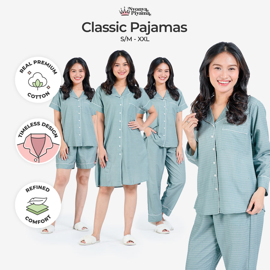 Classic Pajamas Katun Set - Ezra