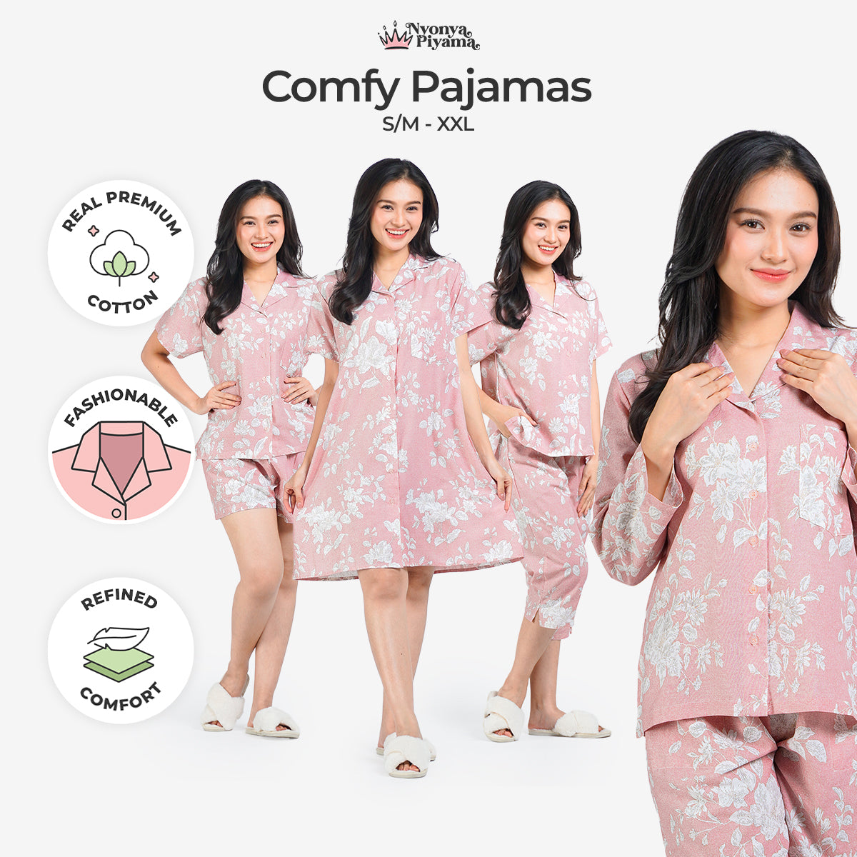 Comfy Pajamas Katun Set - Fioney