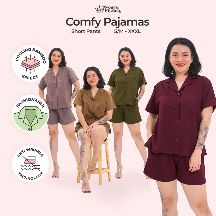 Comfy Series - Piyama Set Celana Pendek