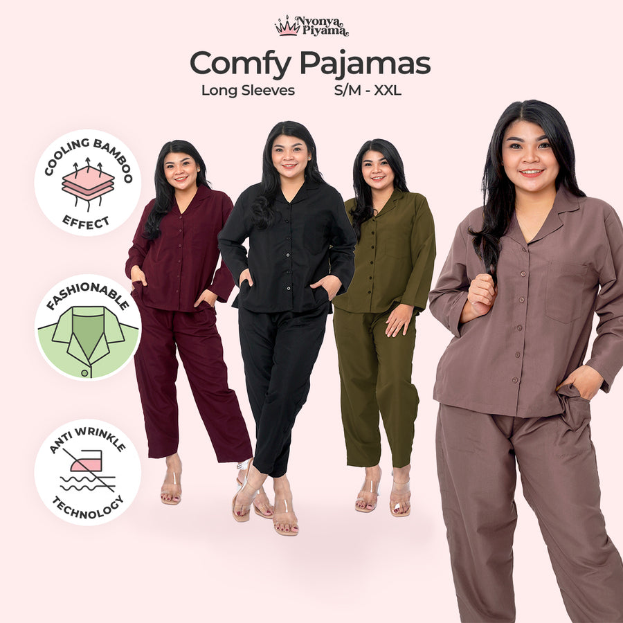 Comfy Series - Piyama Set Lengan Panjang