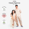 Classic Pajamas Katun for Couple - Alder Latte