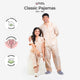 Classic Pajamas Katun for Couple - Alder Latte
