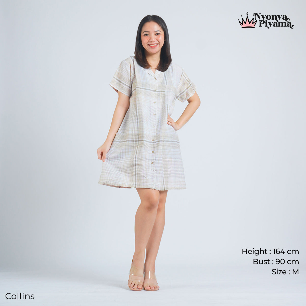 Comfy Katun Collins - Piyama Set