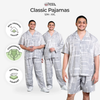 Classic Katun Deventer Grey - Piyama Pria Set