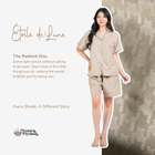 Nebula Series Pajamas Poly Bamboo Set Celana Pendek