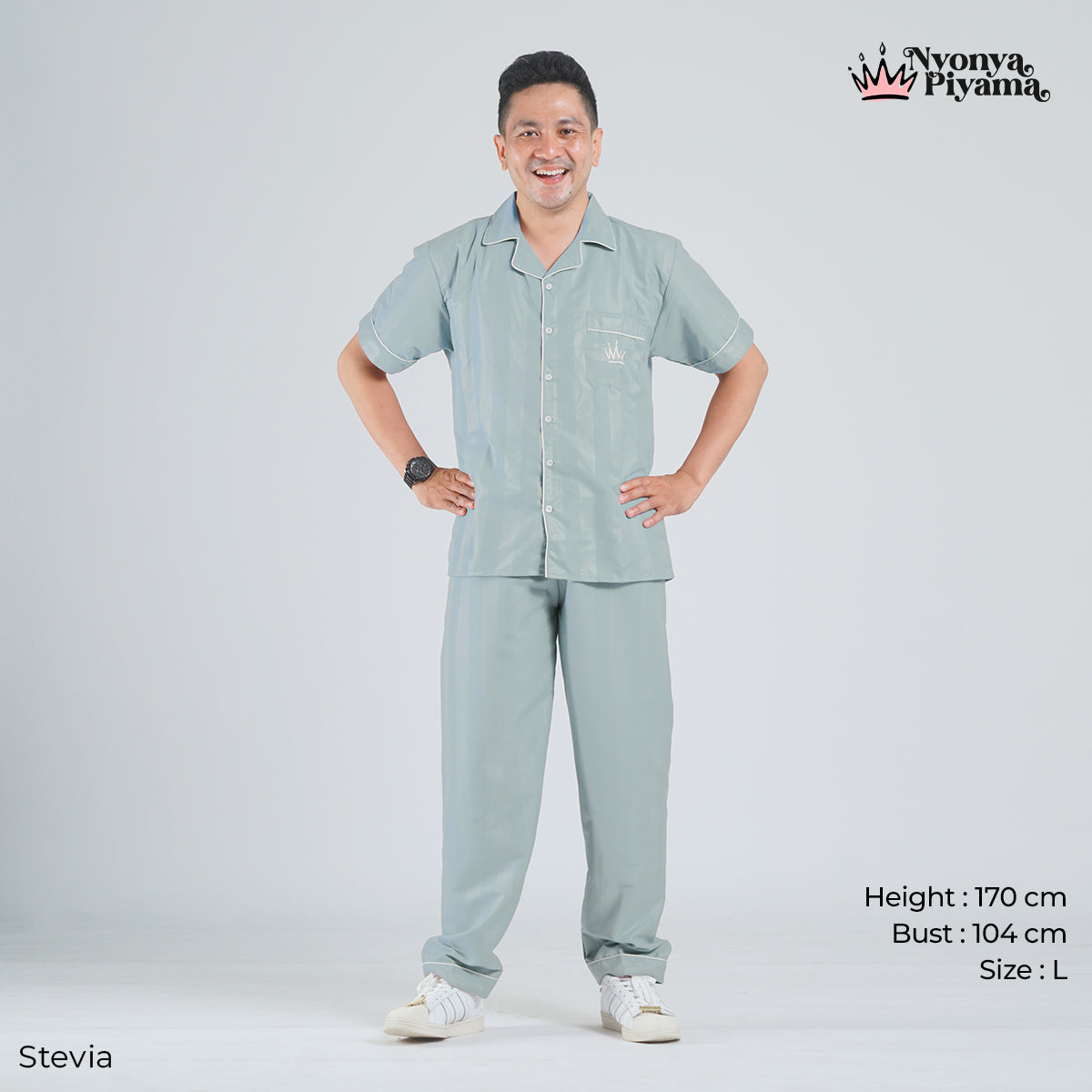 Herb Series - Piyama Pria Set Celana Panjang