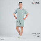 Herb Series - Piyama Pria Set Celana Pendek