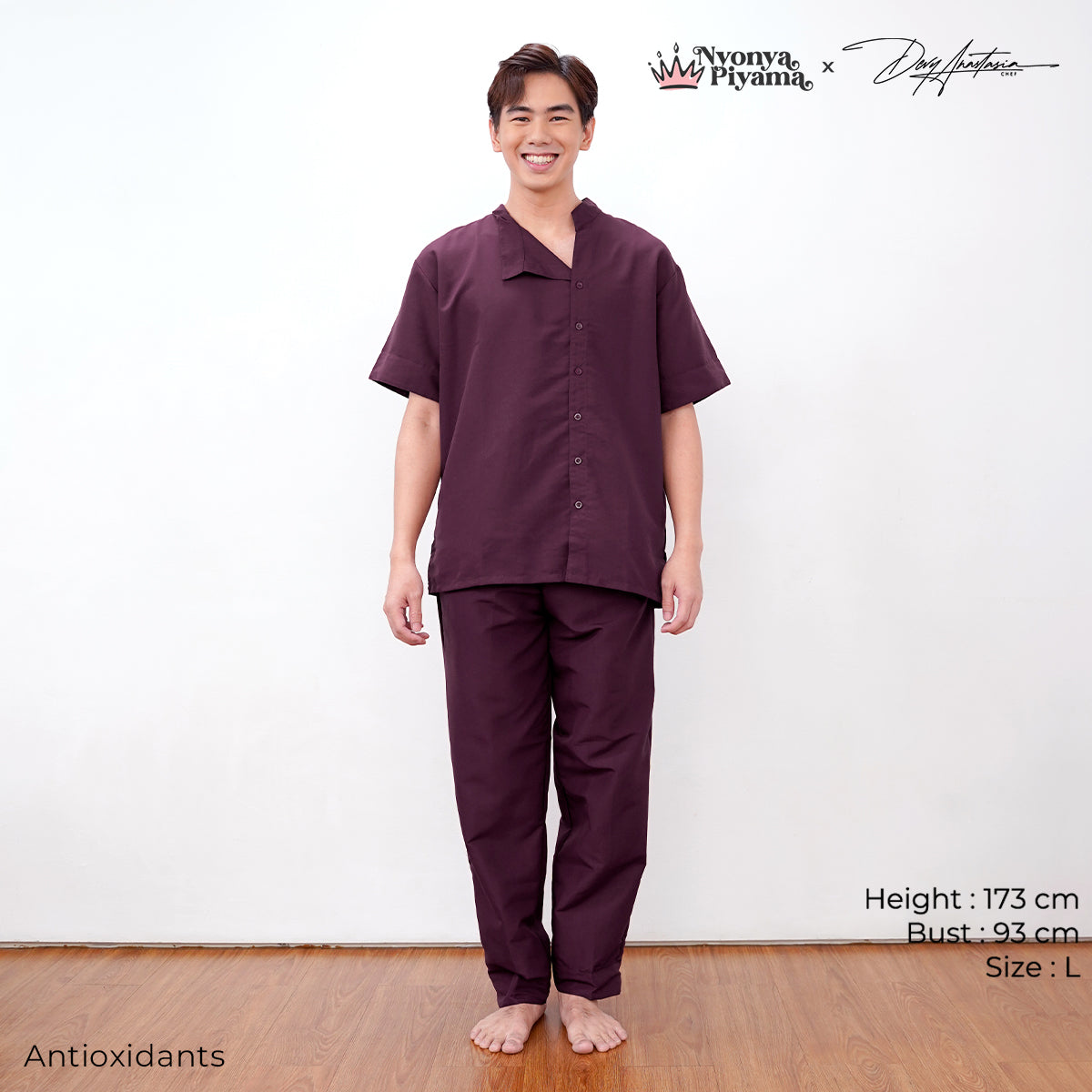Chef Series Devy Anastasia - Piyama Pria Set Celana Panjang