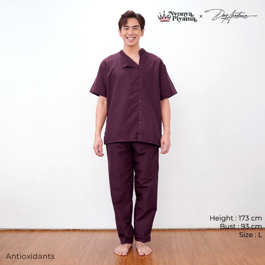 Chef Series Devy Anastasia - Piyama Pria Set Celana Panjang