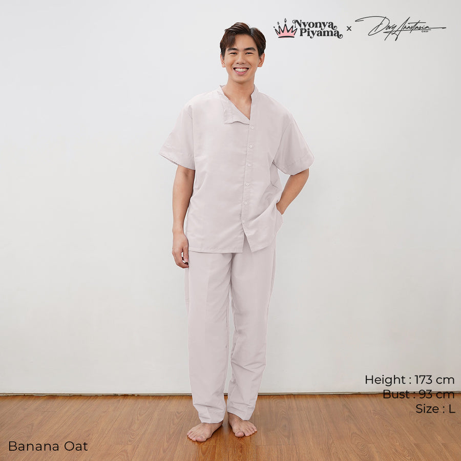 Chef Series Devy Anastasia - Piyama Pria Set Celana Panjang