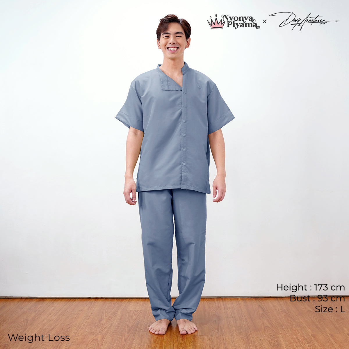 Chef Series Devy Anastasia - Piyama Pria Set Celana Panjang
