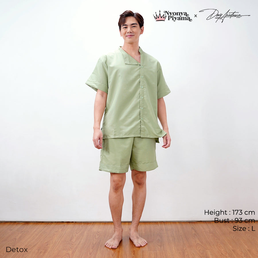 Chef Series Devy Anastasia - Piyama Pria Set Celana Pendek