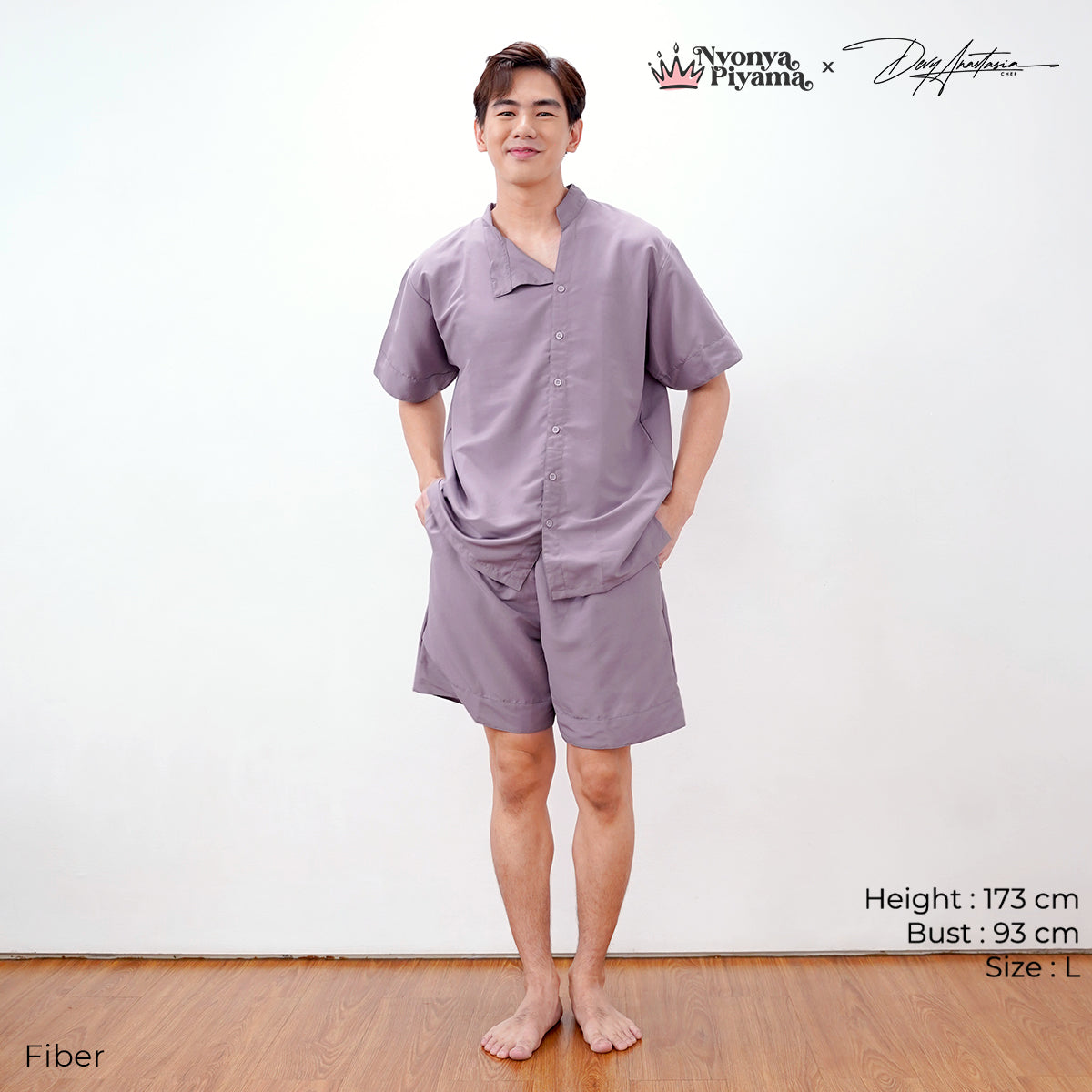 Chef Series Devy Anastasia - Piyama Pria Set Celana Pendek