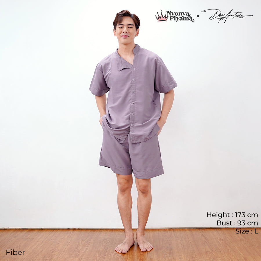Chef Series Devy Anastasia - Piyama Pria Set Celana Pendek