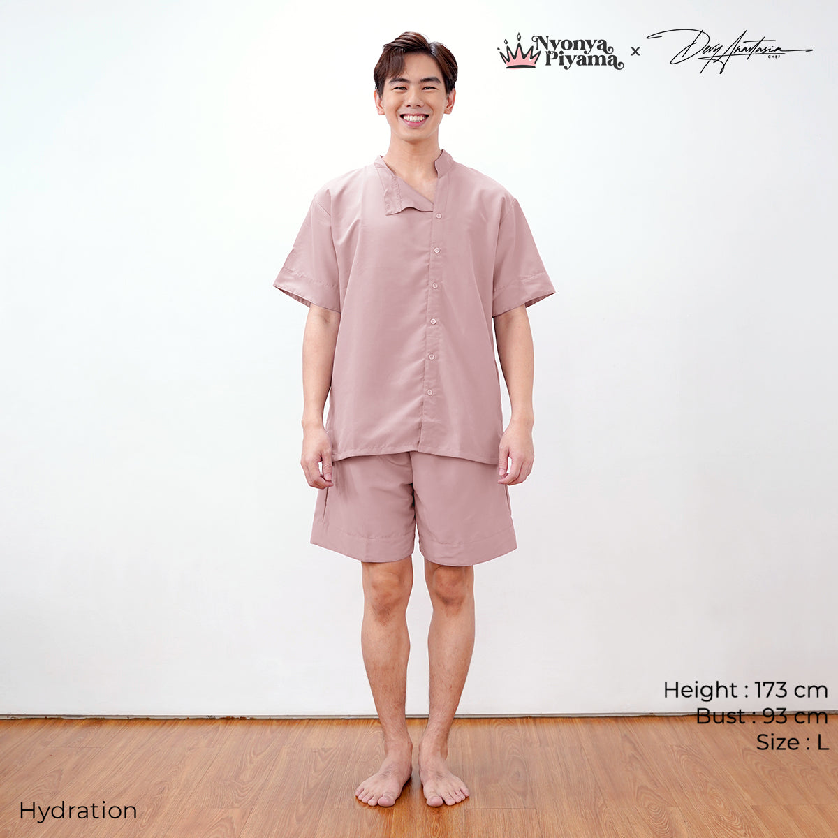 Chef Series Devy Anastasia - Piyama Pria Set Celana Pendek