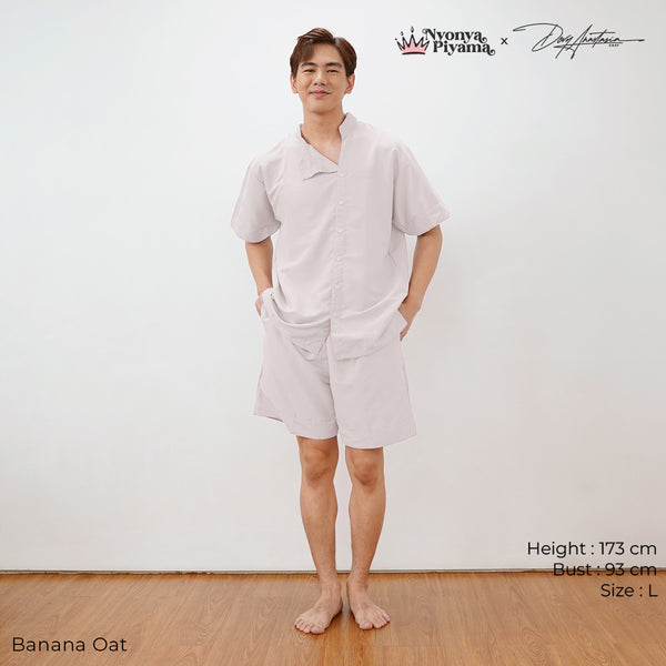 Chef Series Devy Anastasia - Piyama Pria Set Celana Pendek