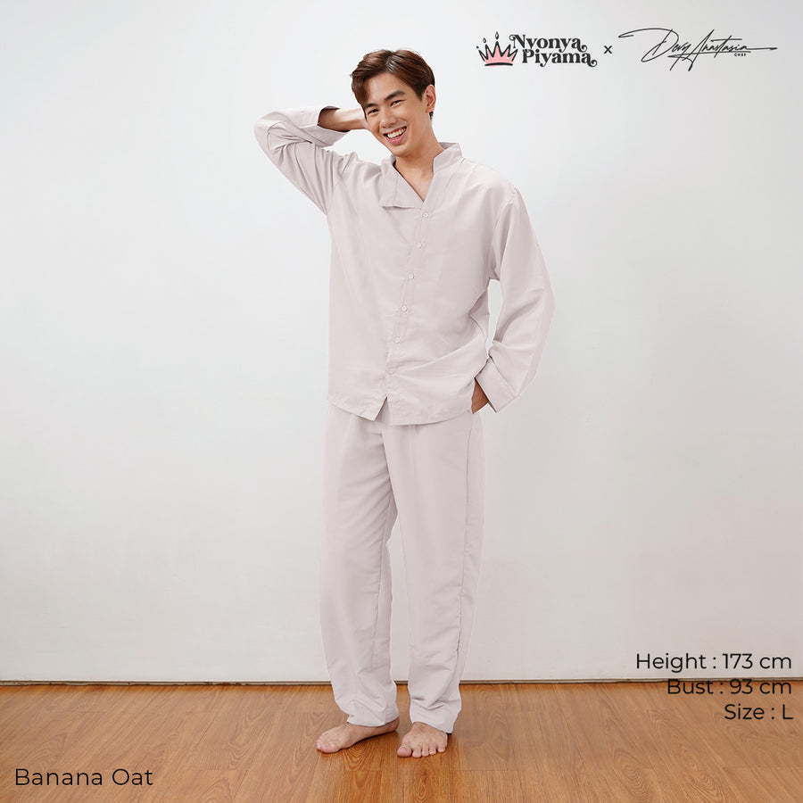 Chef Series Devy Anastasia - Piyama Pria Set Lengan Panjang