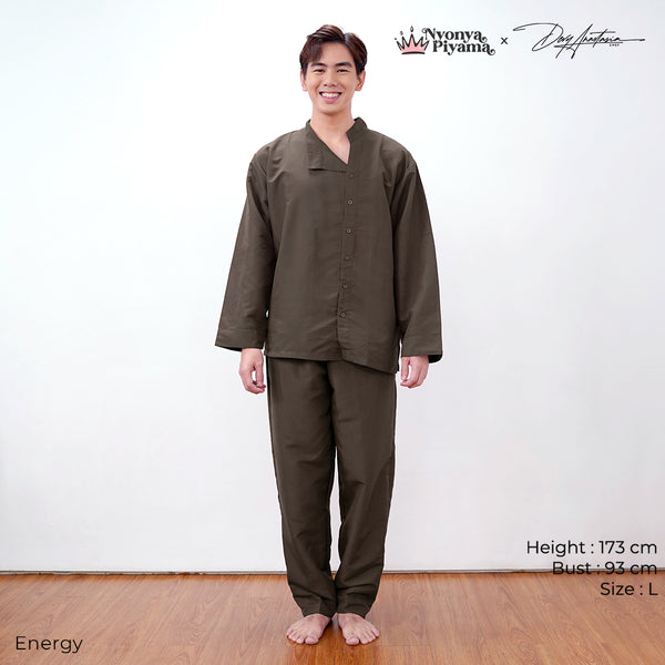 Chef Series Devy Anastasia - Piyama Pria Set Lengan Panjang
