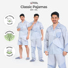 Classic Pajamas Katun Pria Set - Neyra