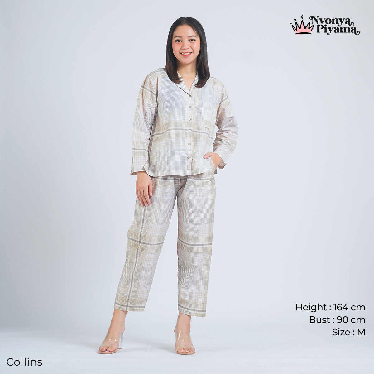 Comfy Katun Collins - Piyama Set