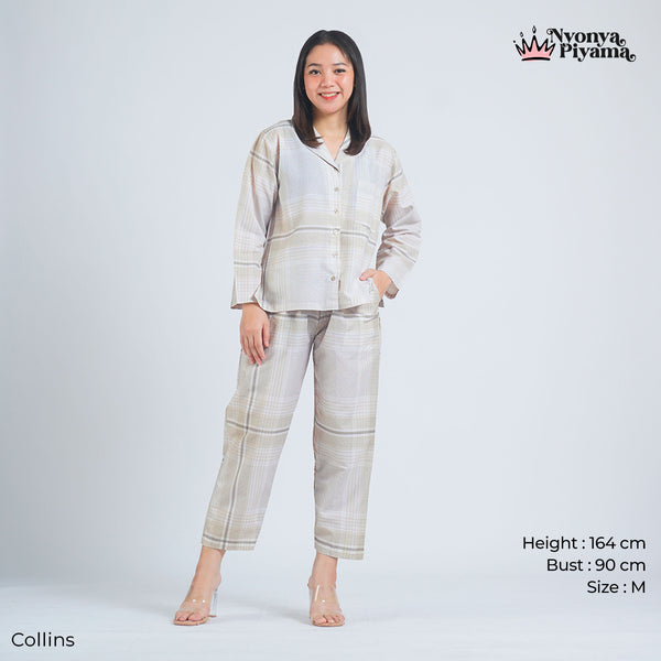 Comfy Katun Collins - Piyama Set