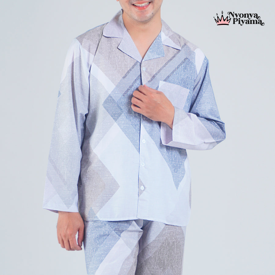 Classic Katun Marco - Piyama Pria Set