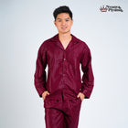 Nebula Series Pajamas Poly Bamboo Pria Set Lengan Panjang