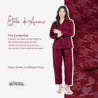 Nebula Series Pajamas Poly Bamboo Set Lengan Panjang