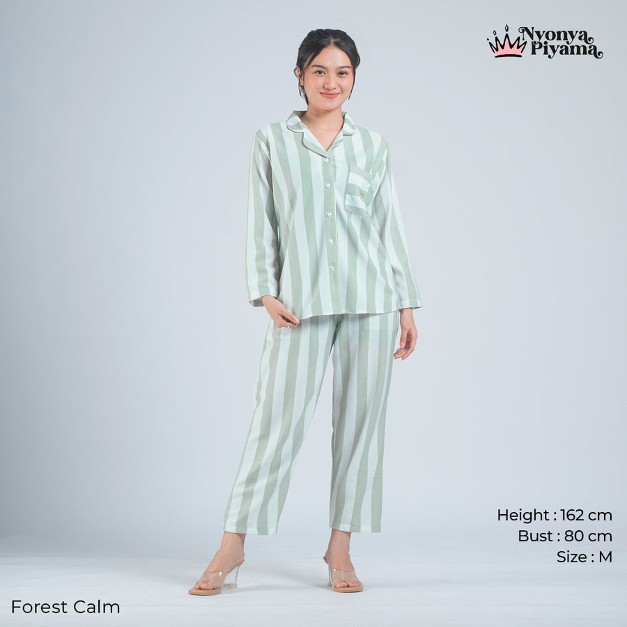 Classic Knit - Piyama Set Lengan Panjang