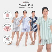 Classic Knit - Piyama Set Celana Pendek
